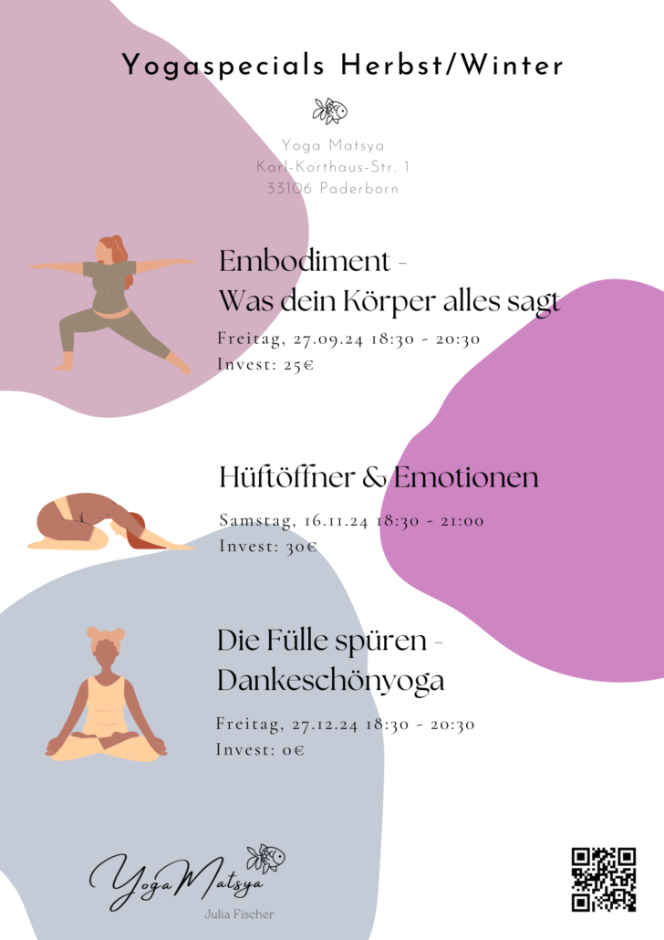 Verschiedene Yogaasanas